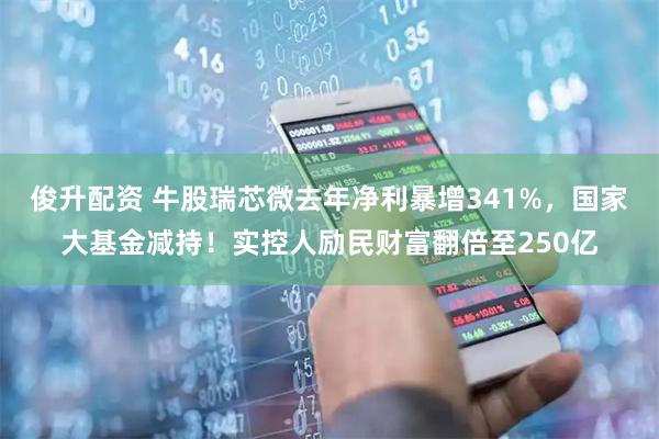 俊升配资 牛股瑞芯微去年净利暴增341%，国家大基金减持！实控人励民财富翻倍至250亿